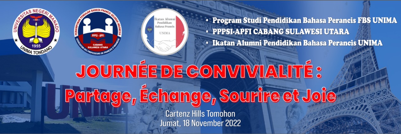 Jumat, 18 November 2022 Prodi Pendidikan Bahasa Perancis UNIMA bersama PPPSI-APFI Cabang SULUT melaksanakan kegiatan
